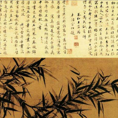 墨竹図_百度百科