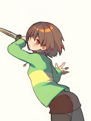 Chara（A character in the video game Undertale.）_Baiduwiki