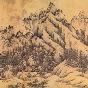 千里江山図（南宋の江参が創作した絹本水墨画）_百度百科
