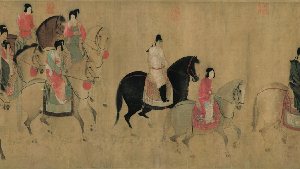 虢国夫人遊春図_百度百科