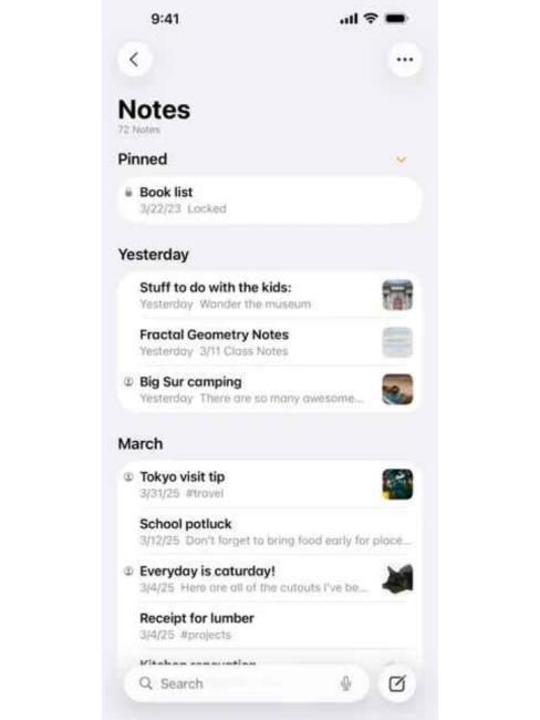 Notes（Apple's built-in application）_Baiduwiki