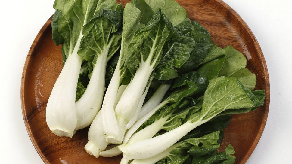 Bok choy（a plant in the family Brassicaceae and the genus