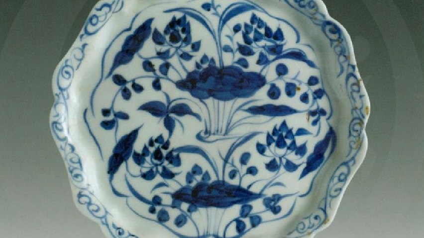 元代の青花磁器_百度百科