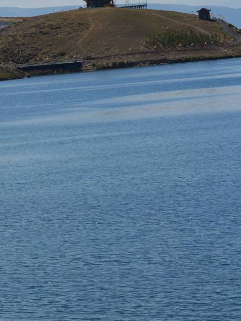 Sayram Lake（A lake located in the Bortala Mongol Autonomous Prefecture ...