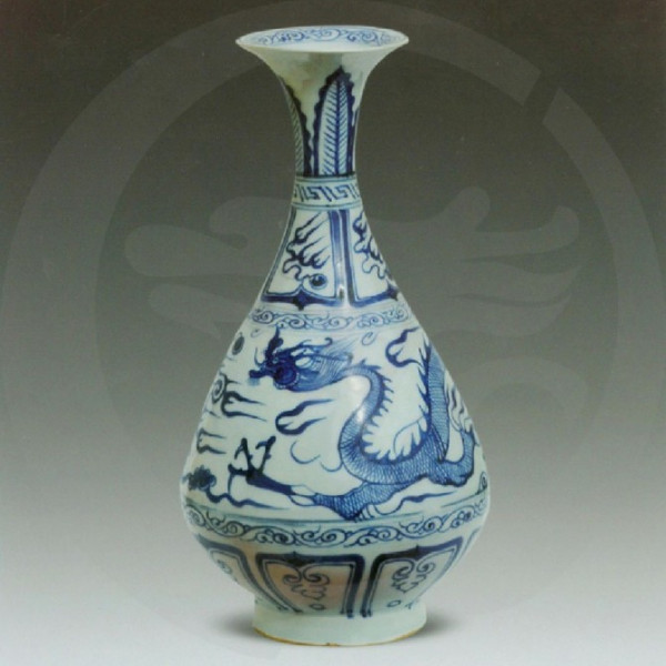 元代の青花磁器_百度百科