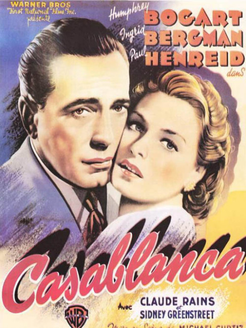 カサブランカ（アメリカの1942年、マイケル・カーティス監督の恋愛映画