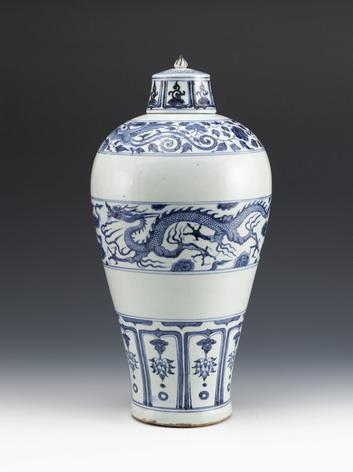 元代の青花磁器_百度百科