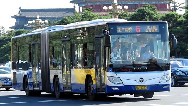 Beijing Public Transport Service 5（A bus route in Beijing, China ...
