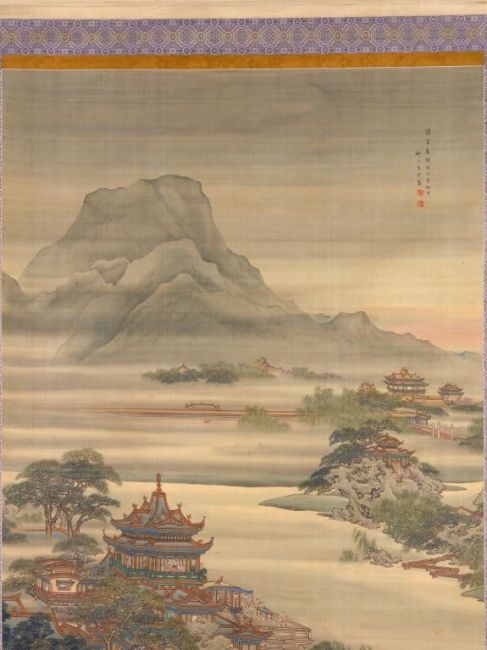 漢宮春暁図（清代の袁耀による絹本設色画）_百度百科