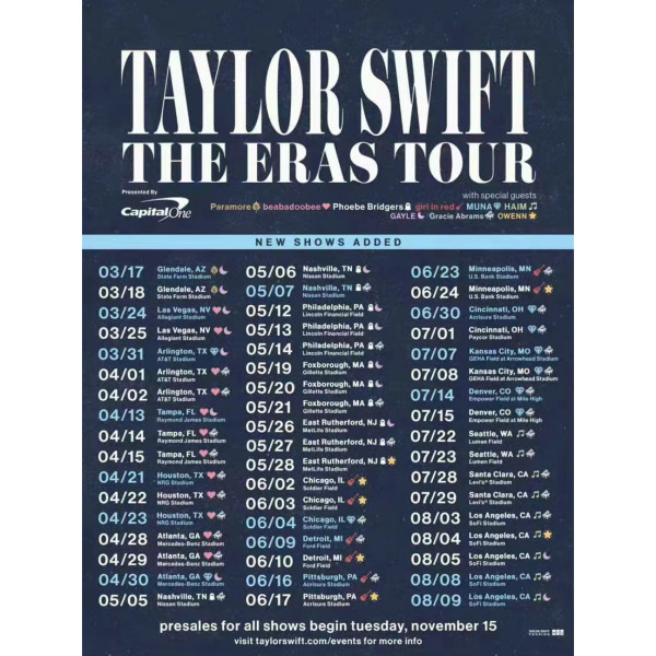 The Eras Tour de Taylor Swift_Baidu Enciclopedia