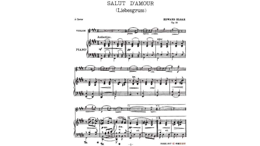 愛の挨拶（エドワード・エルガーによる管弦楽曲）_百度百科