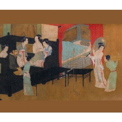 韓熙載夜宴図（顧閎中が描いた絵画）_百度百科