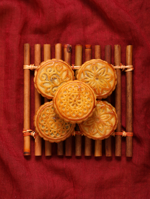 Traditional Mooncake（A traditional food for the Mid-Autumn Festival ...