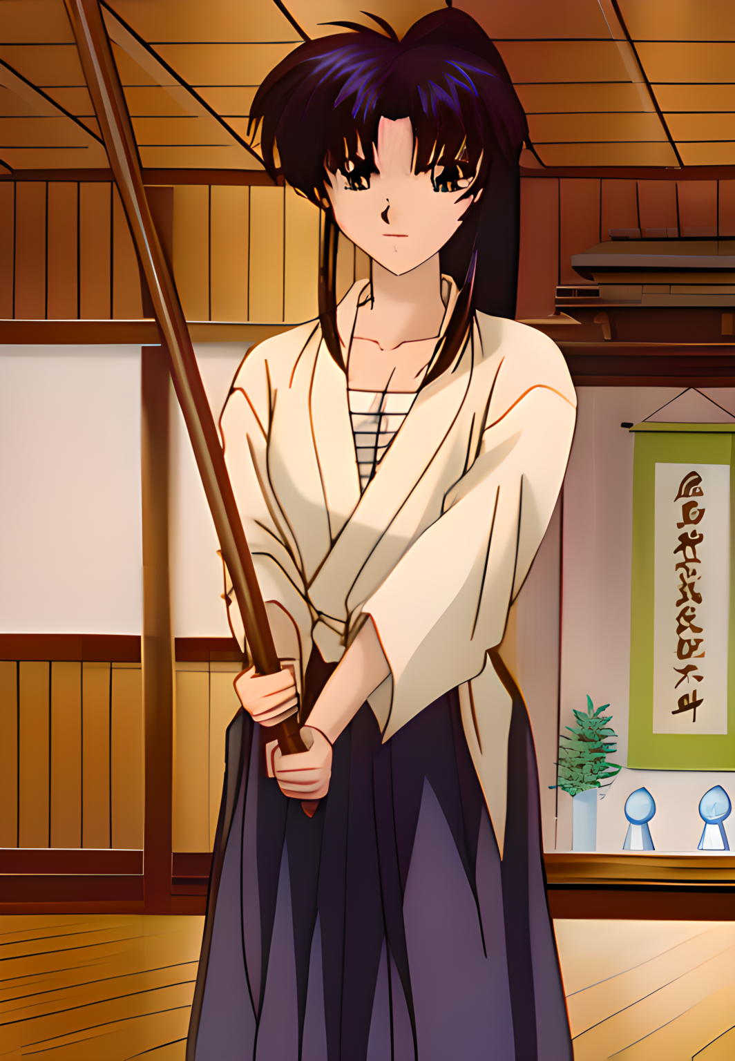 Kaoru Kamiya（The heroine of the manga Rurouni Kenshin: Meiji Swordsman ...