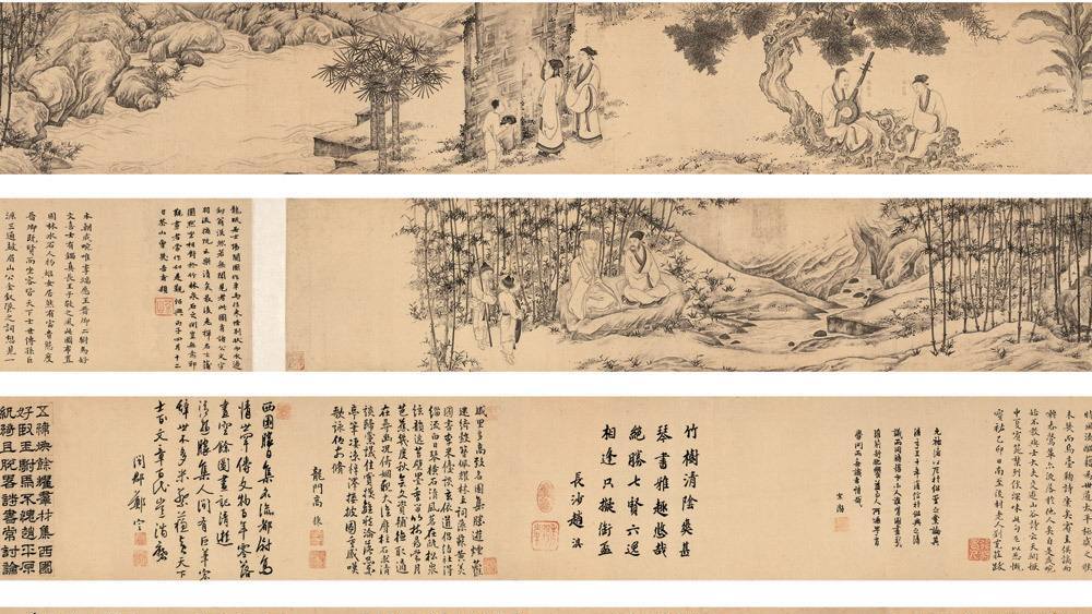 西園雅集図_百度百科
