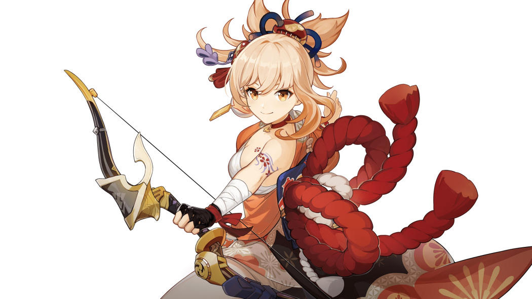 Yoimiya（A 5-star Pyro character in the game Genshin Impact.）_Baiduwiki