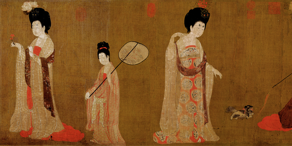 簪花仕女図_百度百科