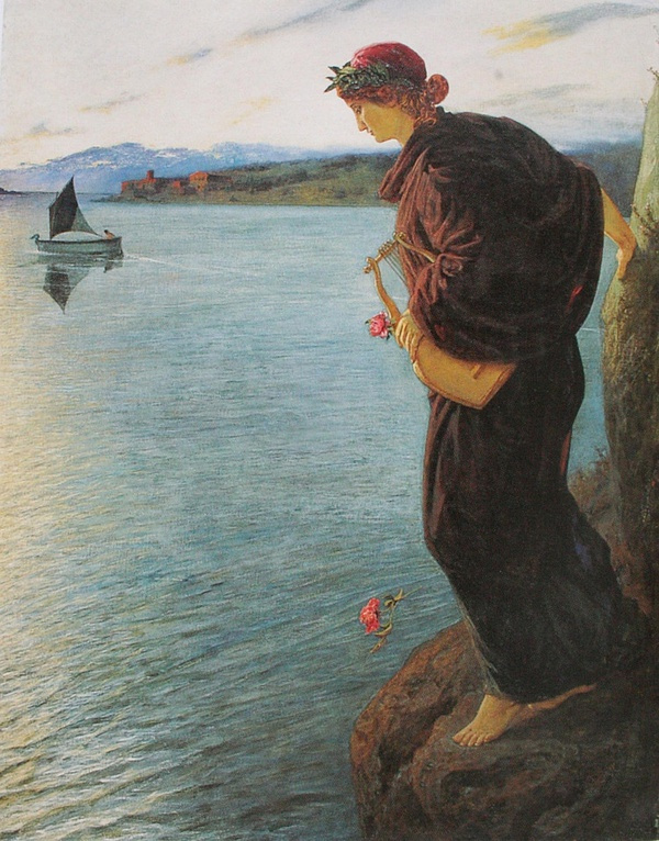 Sappho（the first female poet of Ancient Greece）_Baiduwiki