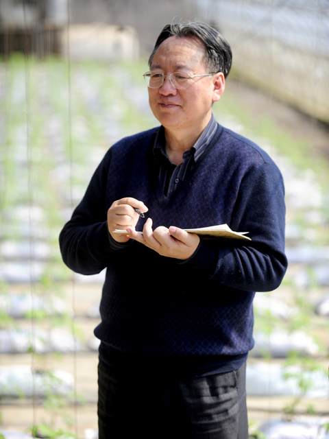 Li Tianlai（Facility Horticulture expert, academician of the Chinese ...