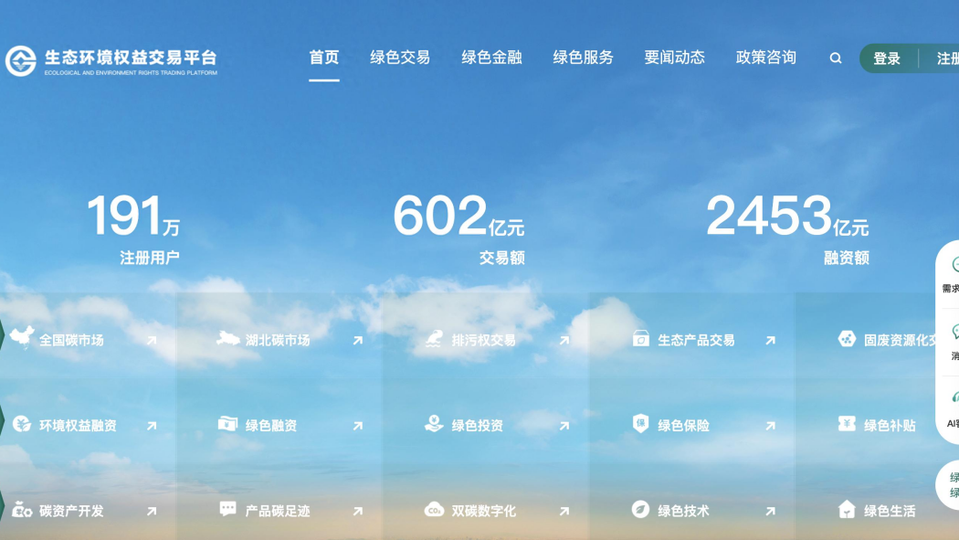Hubei Provincial Ecological Environment Rights Trading Platform_Baiduwiki