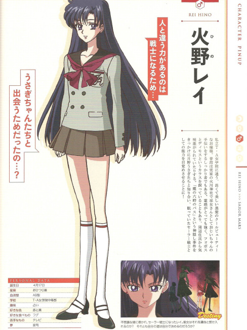 Hino Rei（A character in the Japanese manga series *Sailor Moon* and its ...