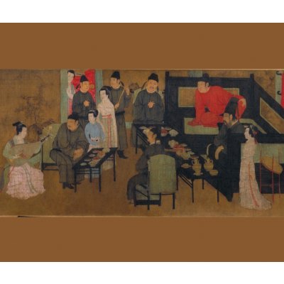 韓熙載夜宴図（顧閎中が描いた絵画）_百度百科