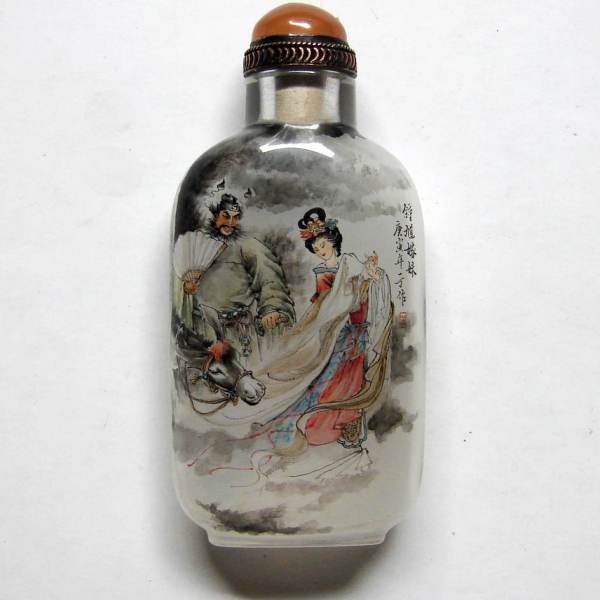 清明上河図 内画鼻煙壺 中国美術工芸品 6点入り他 2点 合計8点!! 内絵鼻煙壺_百度百科