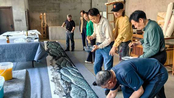Exhibition of the Hundred-Meter Chinese Painting Scroll Creation ...
