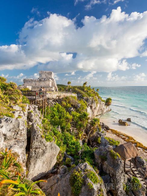 Tulum（Importante sitio arqueológico del período tardío de la cultura ...
