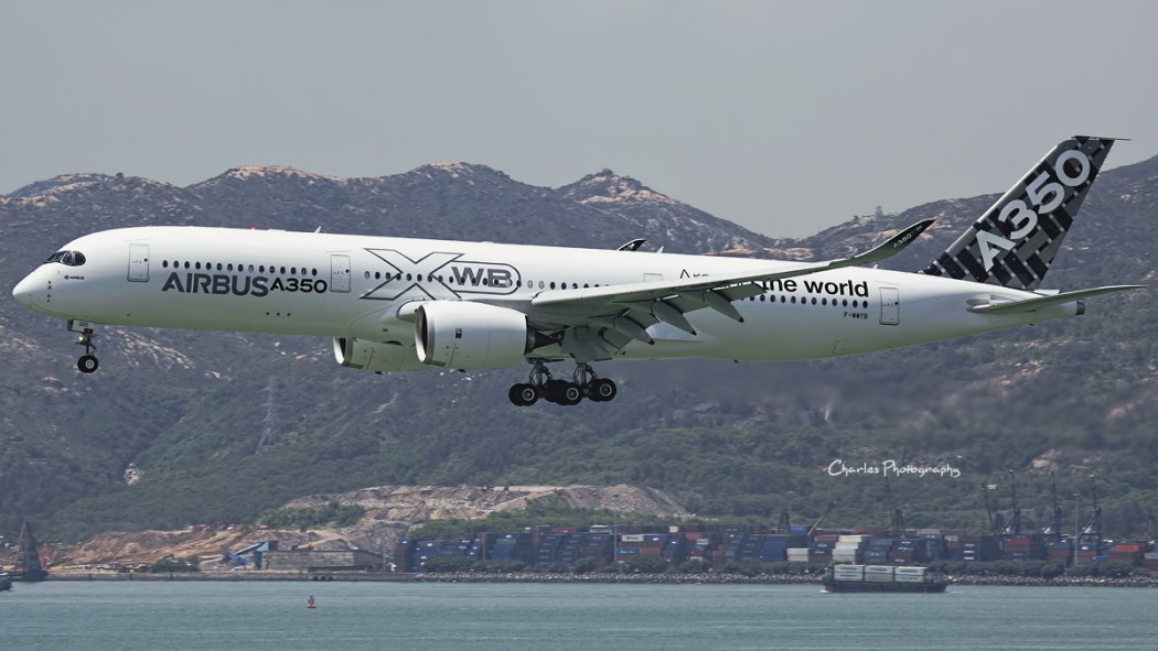 Airbus A350-900（エアバスが製造する双発中型超長距離ワイドボディ
