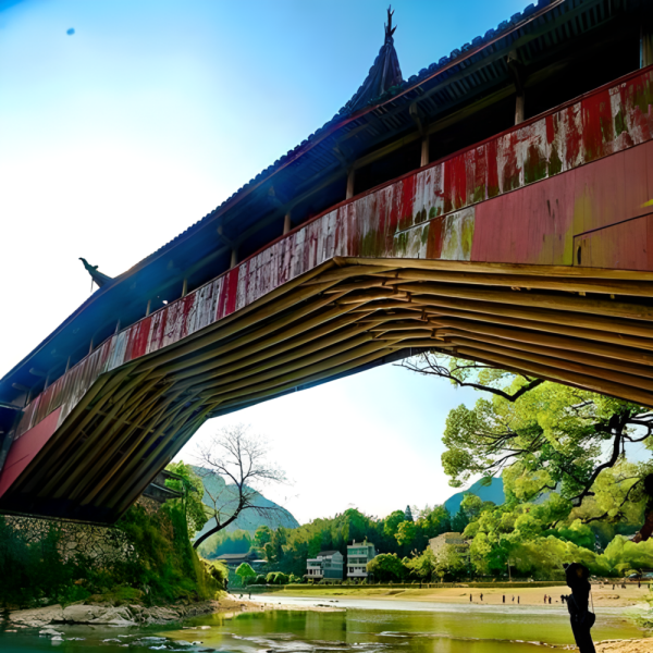 屋根付き橋_百度百科