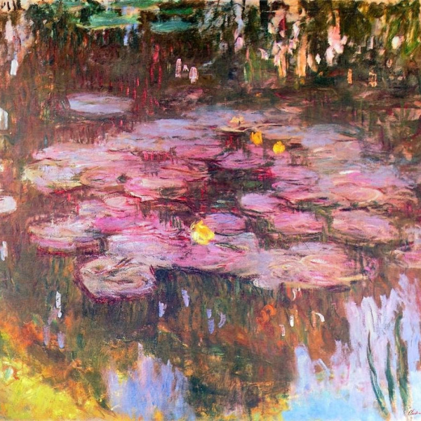 Le Bassin Aux Nympheas（クロード・モネが描いた油絵）_百度百科