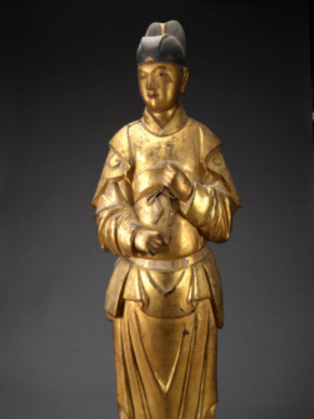 清の夾紵金漆女官像_百度百科