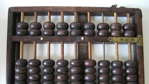 Abaque Chinois Ancien,Outil de Calcul Mathématique pour Enfants