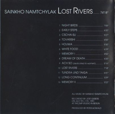 Lost Rivers（サインコ・ナムチラクのソロ・アルバム）_百度百科