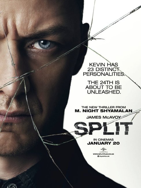 Split（アメリカの2017年のM・ナイト・シャマラン脚本・監督による