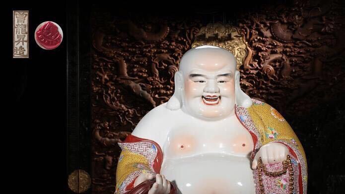 民国曽龍昇、粉飾彫刻磁器、古仏像磁器、 曽龍昇_百度百科