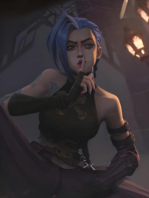 Jinx（A character in the web animation *League of Legends: Arcane* and ...