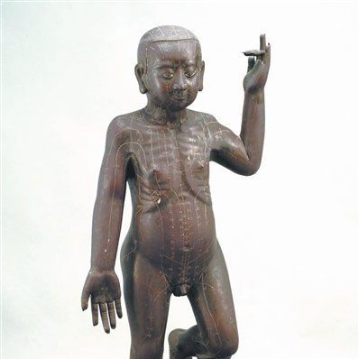 明代鍼灸銅人像_百度百科