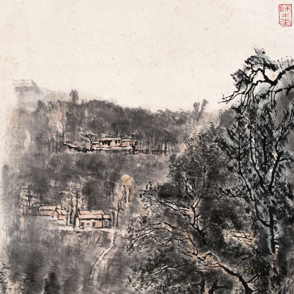 北京市 文物 管理 蔵出し 中国文化大革命 時期 没收 中国名家 李可染 絵 北京市 文物 管理 蔵出し 中国文化大革命 時期 没收 中国名家 李可染