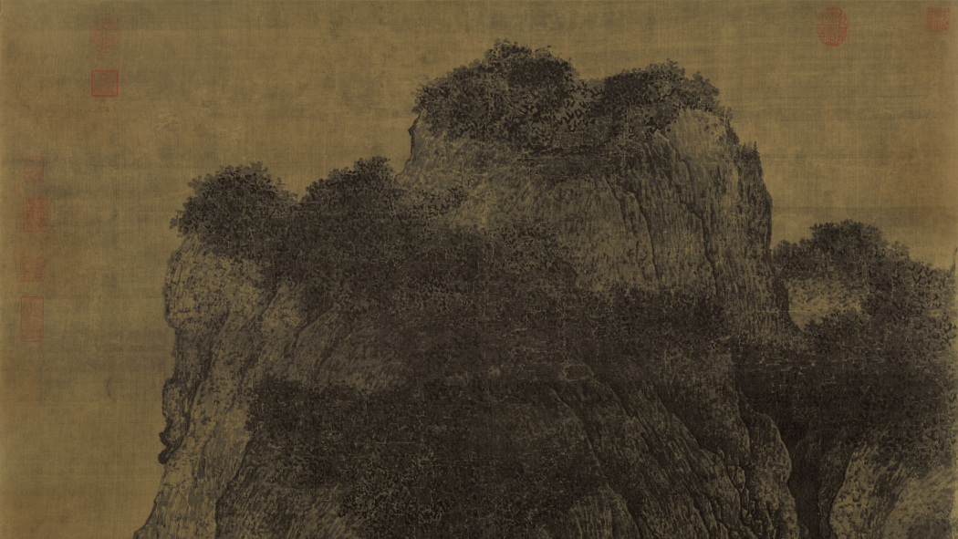 溪山行旅図（北宋の范寬による絹本墨筆画）_百度百科