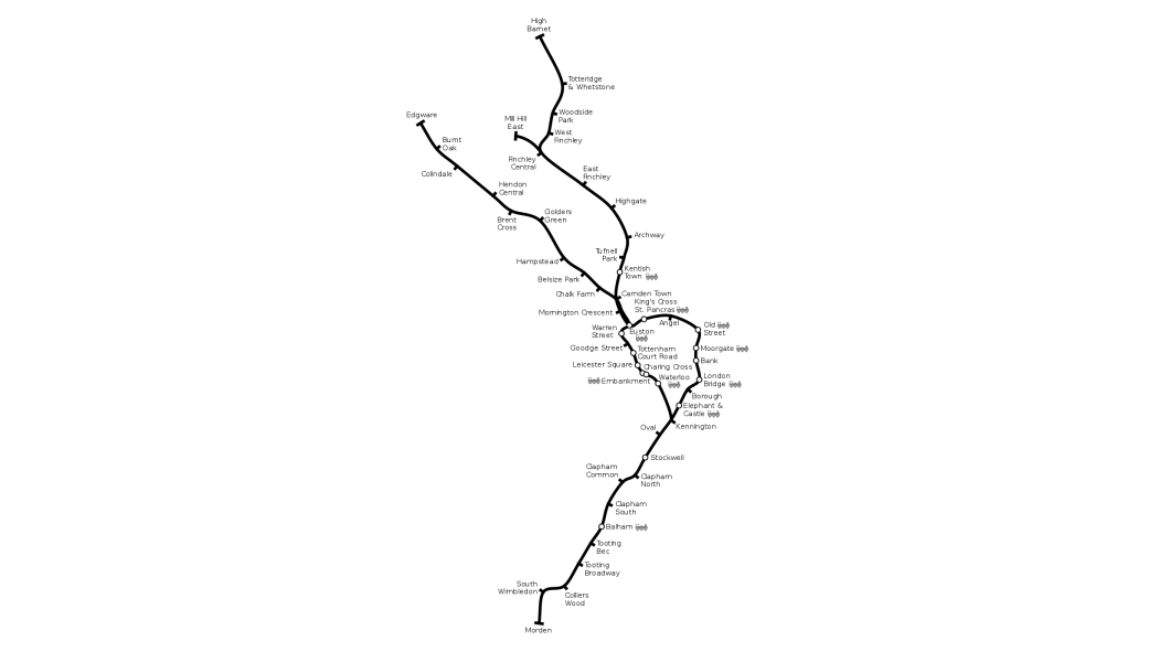 Northern line（London Underground line）_Baiduwiki