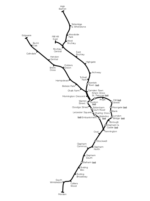 Northern line（London Underground line）_Baiduwiki