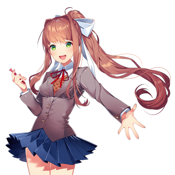 Monika（ゲーム『ドキドキ文芸部！』のキャラクター）_百度百科
