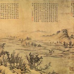 千里江山図（南宋の江参が創作した絹本水墨画）_百度百科