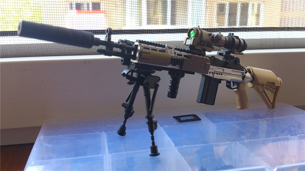 Mk.14 Mod0 Enhanced Battle Rifle（An improved version of the M14 ...