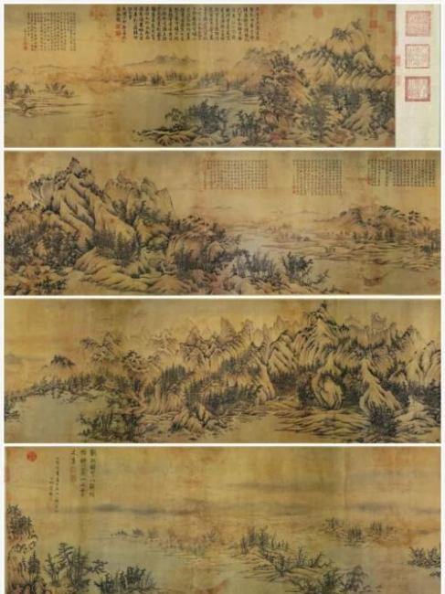 千里江山図（南宋の江参が創作した絹本水墨画）_百度百科