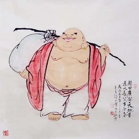 布袋和尚（五代後梁時代の僧）_百度百科