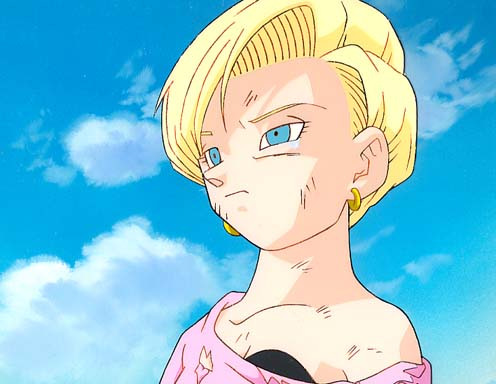 Android 18（A character from the Japanese manga *Dragon Ball* and its ...