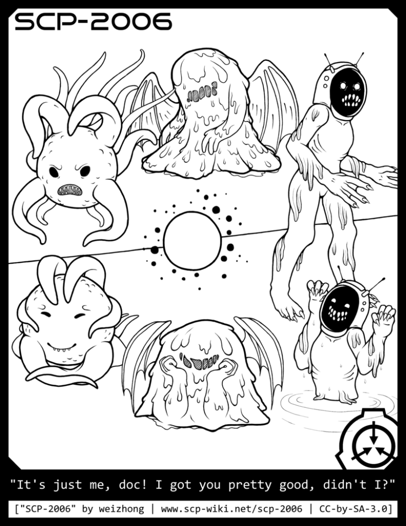 SCP-2006（A supernatural entity recorded in the web-based creepypasta ...